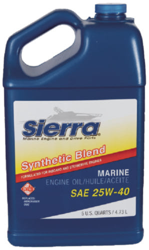 18-9440-4 Sierra 25W40 FCW Synthetic Blend Engine Oil 4.73L