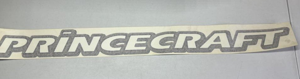 New PRINCECRAFT Pontoon Boat Decal Vinyl Sticker Black & Gold