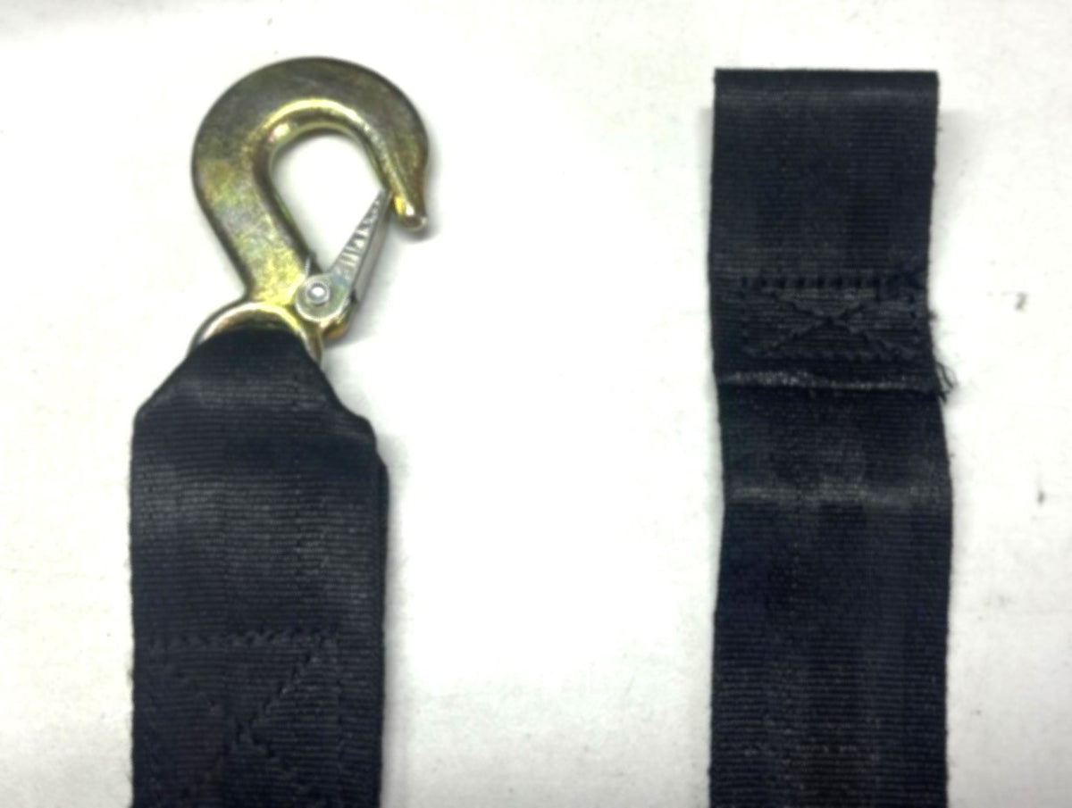 Seachoice Trailer Winch Black Strap 2" x 25' 1,200lbs