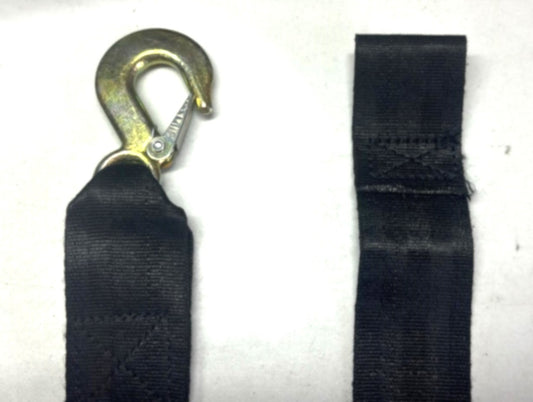 Seachoice Trailer Winch Black Strap 2" x 25' 1,200lbs