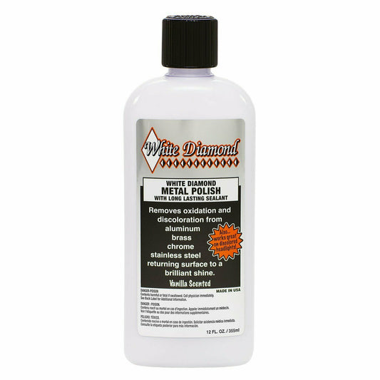 020121 White Diamond Metal Polish For Pontoons / Metals 12oz
